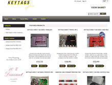 Tablet Screenshot of keytagsdirect.com